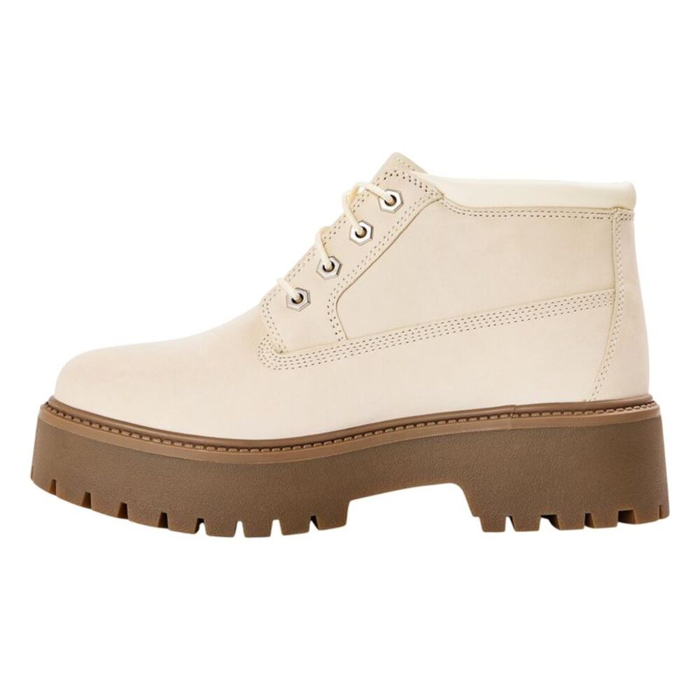 Timberland Womens/Ladies Stone Street Leather Waterproof Ankle Boots / White